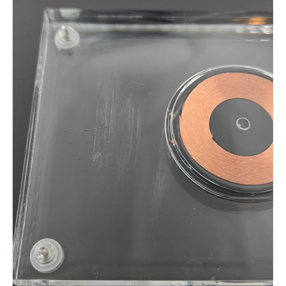 Acehigh Gemini Qi 15W Wireless Charger Transparent Acrylic Clear Fast Charging